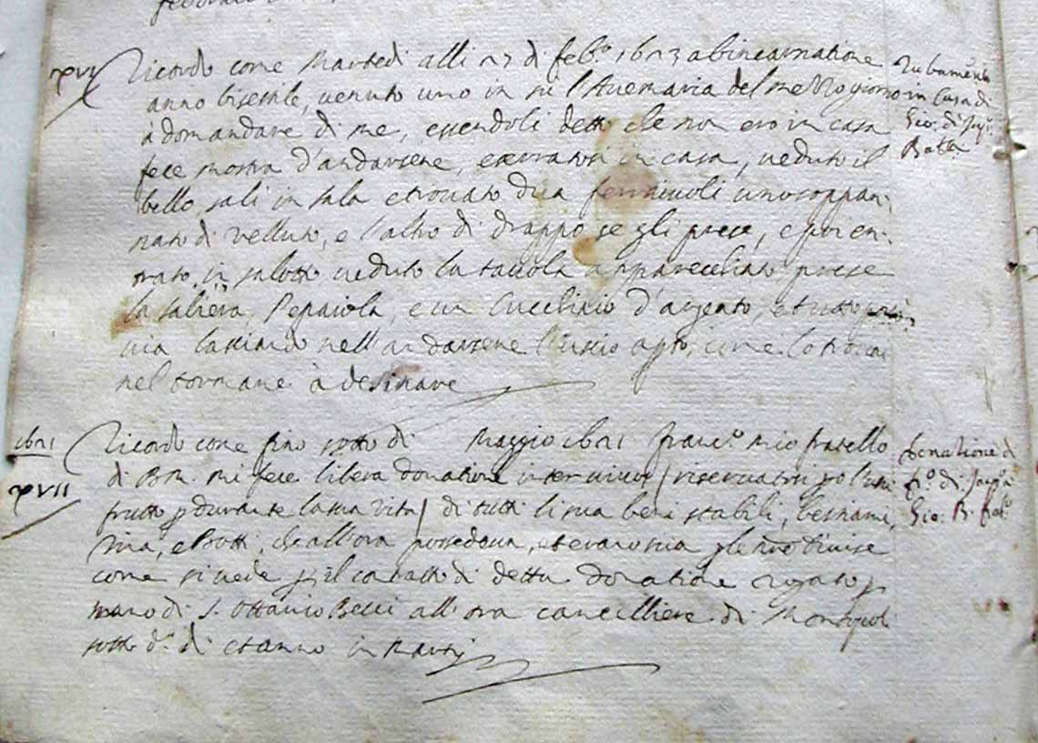 Giovanni di Iacopo Baldovinetti suo libro di ricordi seguitato dai discendenti